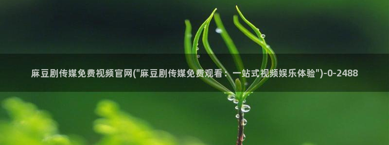 麻豆传媒官网在线：麻豆剧传媒免费视频官网(\